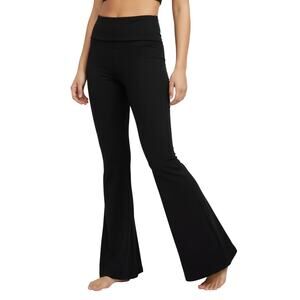 OFFLINE by Aerie OG Super Flare Leggings Black High Rise Size Medium NWT